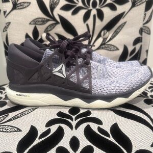 Reebok Purple and White Floatride Sneakers